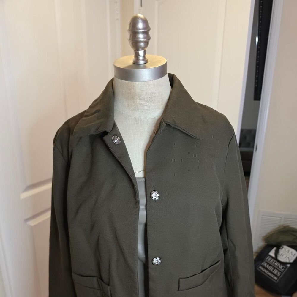 H-m Women's Khaki and Green Jacket